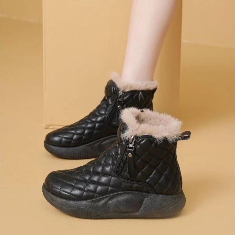 Botas Mujer Girl Shoes Platform Winter Boots Cotton Plush Shoes for Women Designer Antiskid Sneakers Soft Sole Warm Snow Boots
