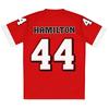 Футболка с коротким рукавом и круглым вырезом, повседневная унисекс одежда, футболка с номером 44 Хэмилтона