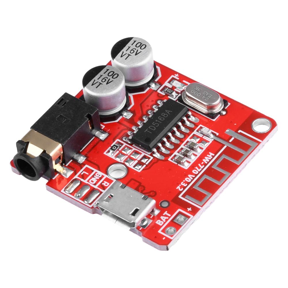 Mini Bluetooth Audio Receiver board Bluetooth 5.0 mp3 WAV,APE,FLAC lossless decoder Wireless Stereo Music Module DC3.7-5V HW-770