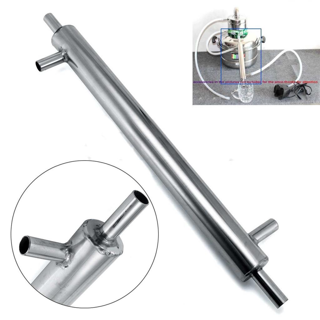 Stainless Steel External Cooling Pipe Tube Distiller Condenser for Brewery 16''