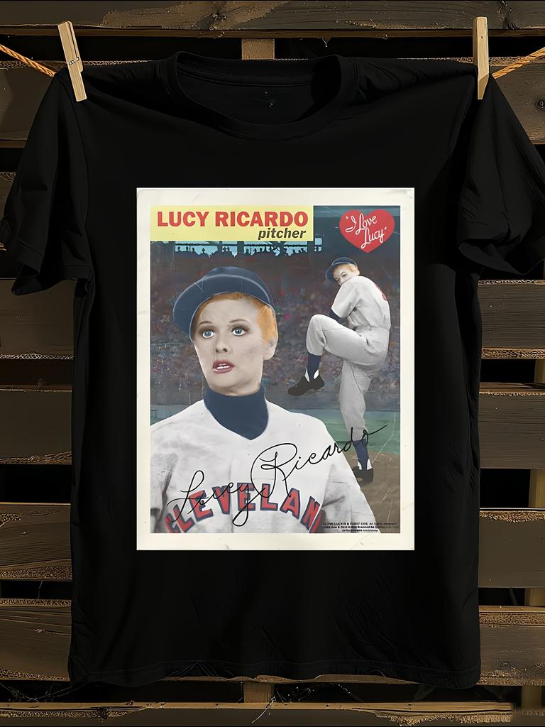 I Love Lucy TV Show T-Shirt Mens Tshirt Womens Tshirts with Letters Print Short Sleeves T-Shirt Casual Street Tee Shirt Top