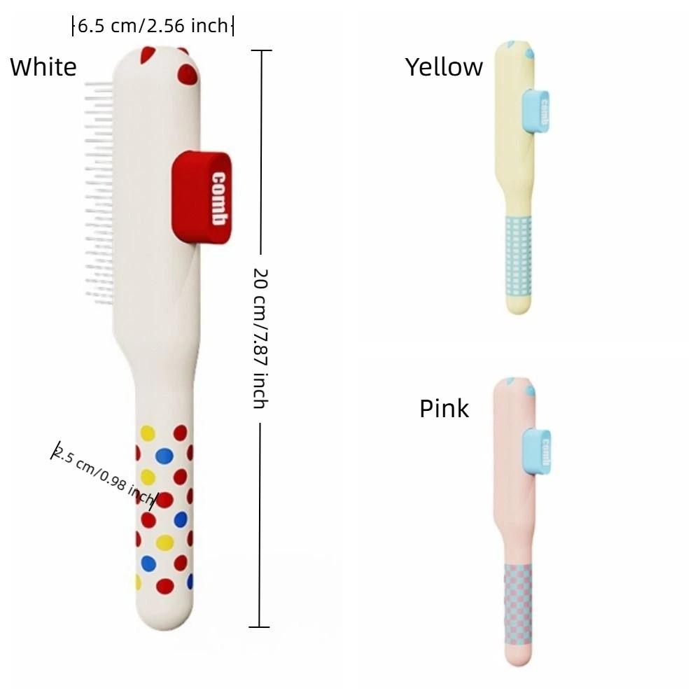 Efficient Cat Hair Remover Comb Bear Shape Cat Grooming Brush Self Cleaning Comb Remove Lice