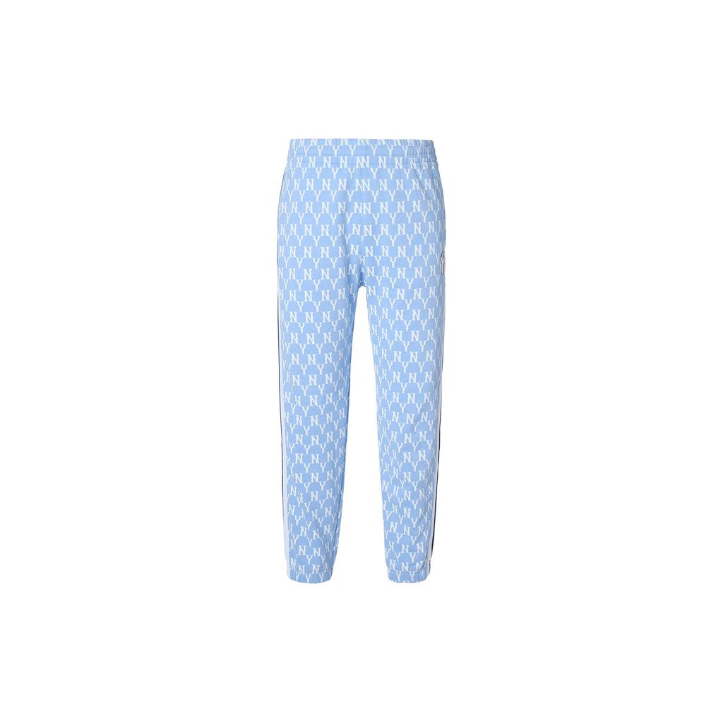 MLB New York Yankees Knitted Sweatpants Unisex Sky Blue 31TPM1111-50S