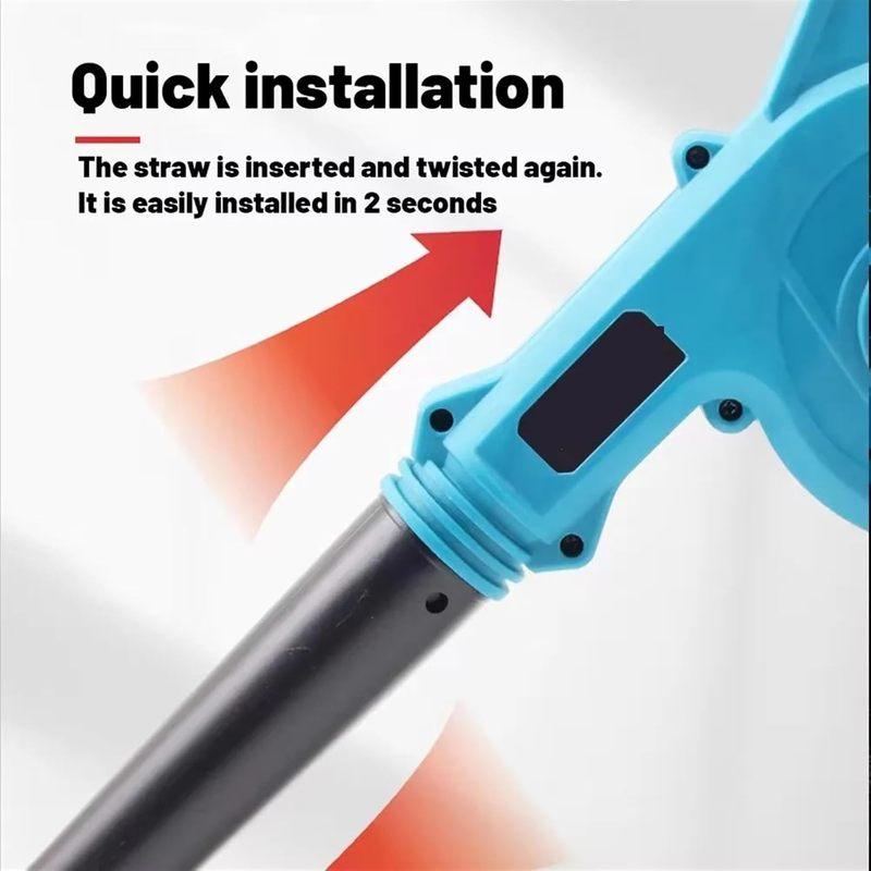 For Makita 18V Li-Ion Battery Cordless Handheld Leaf Blower  Electric Air Blower Garden Vacuum Cleaner Dust Computer Collector