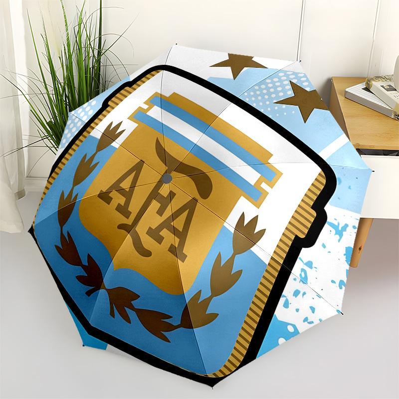 Argentina Football Association Automatic Opening and Closing, 8 rib Structure Portable Umbrella, Suitable for Men and Women in All Seasons