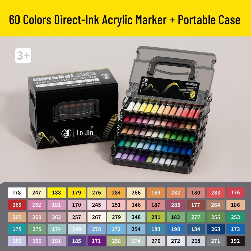 Акриловый маркер Арт Профессиональный - Акриловый маркер-акварель с тонким наконечником