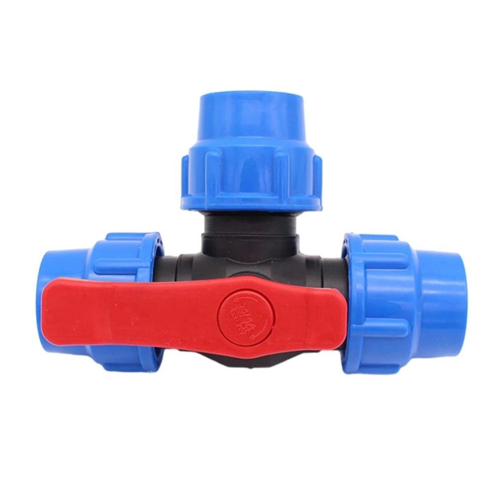 20/25/32/40/50 мм 3-ходовой шаровой кран для орошения водопроводные фитинги ПЭ трубы кран-переключатель бытовой