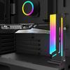 Регулируемый держатель GPU Райзер для видеокарты RGB Черный Алюминиевый сплав