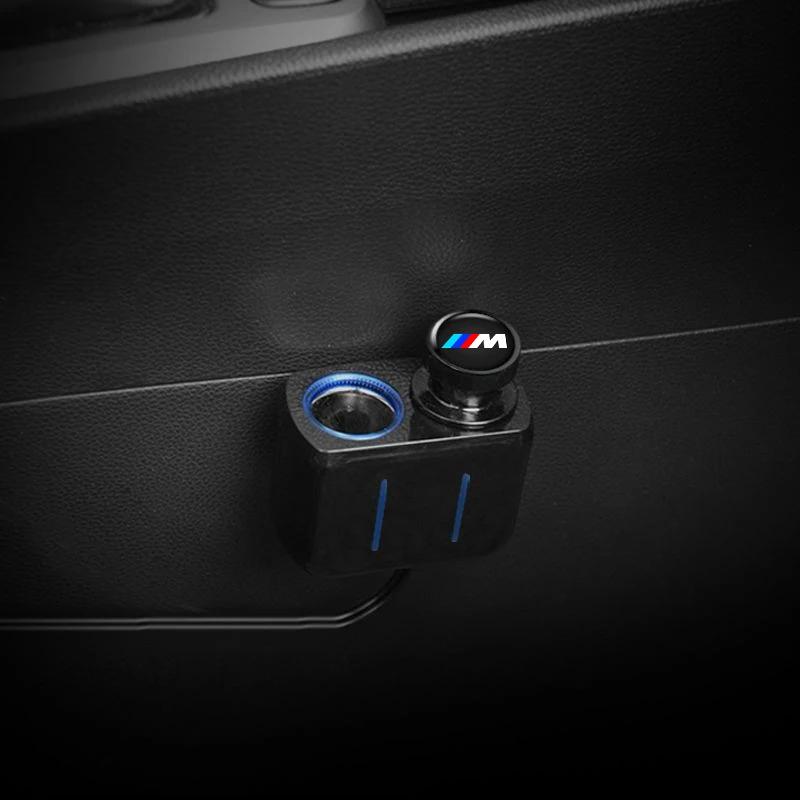 Car Sticker Hot 2025 2pcs Car Cigarette Lighter Cover Eject Button Dust Cover for BMW X1 X3 X4 X5 E46 E90 F20 E60 E39 F10 M1 M2