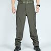 Мужские брюки-карго со средней посадкой на пуговицах на молнии, уличные повседневные брюки с карманами, широкие быстросохнущие спортивные длинные брюки