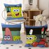 Cartoon S-Sponge-B-Bob Pillow Cushion Cover Pillowcase Living Room Sofa Home Decor