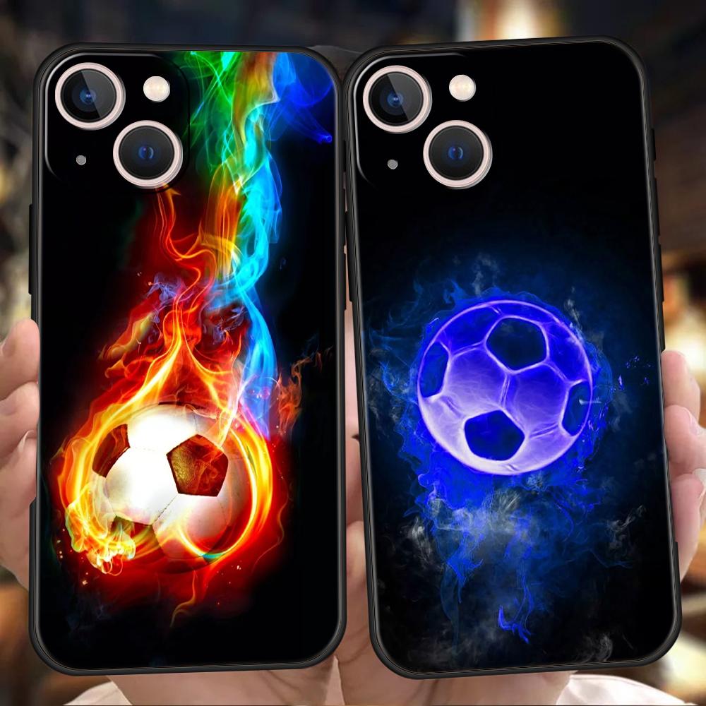 Футбольный ударопрочный для iPhone 15 14 13 12 11 Pro Max X XR 8 7 Plus SE2020 Чехол для телефона Крышка для iPhone X XR XS Max Корпус Capas
