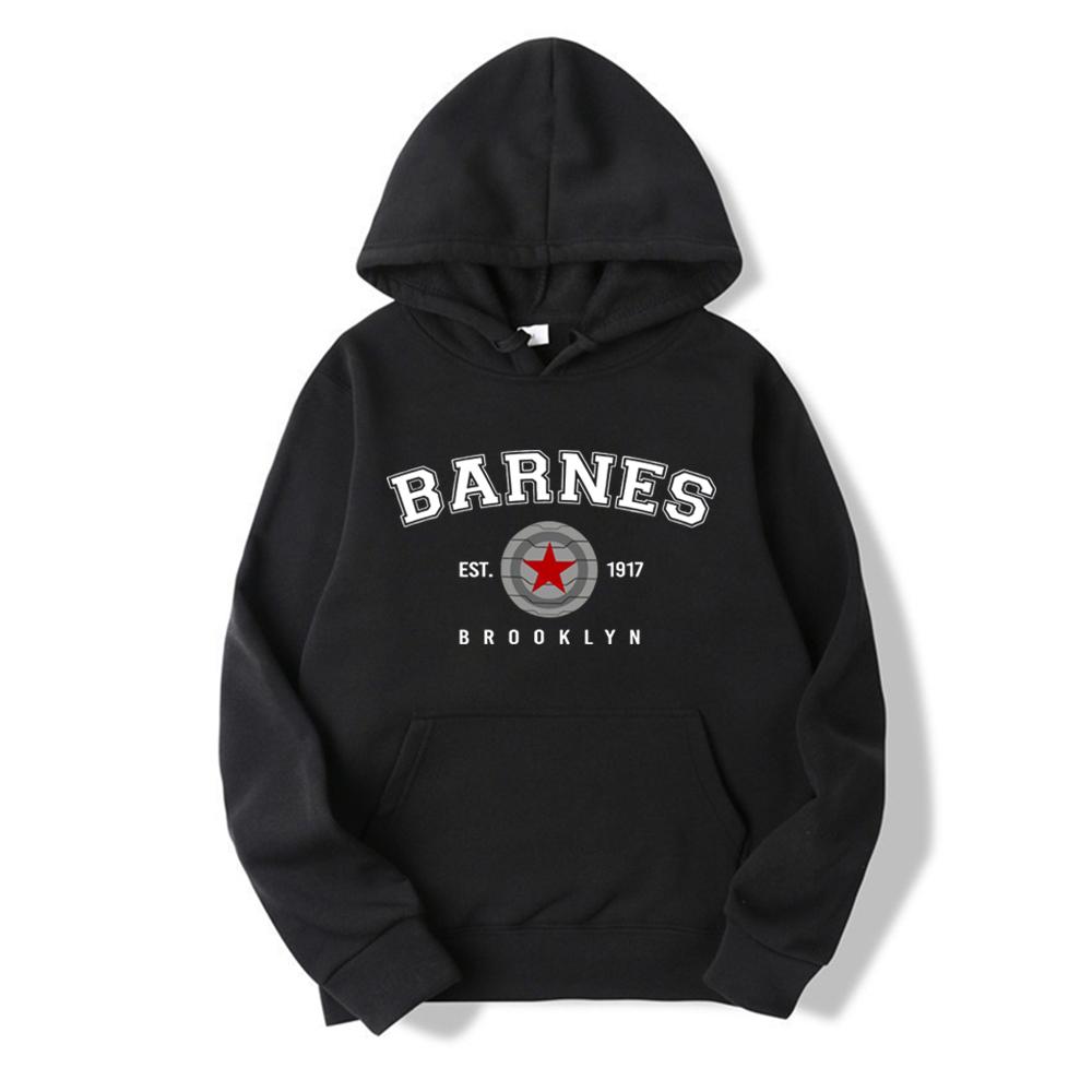 Винтажная толстовка Barnes 1917 года с капюшоном Bucky Barnes Winter Soldier Hoodies Женская толстовка с капюшоном, вдохновленная телешоу, пуловеры, топы супергероев