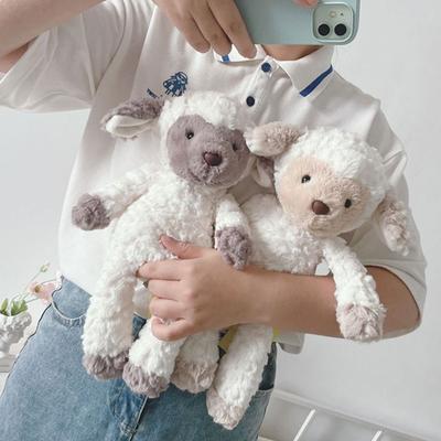 Мягкие пушистые игрушки овцы, плюшевые куклы, 35 см, плюшевая овечка для детей, детские подарки, умиротворяющие игрушки