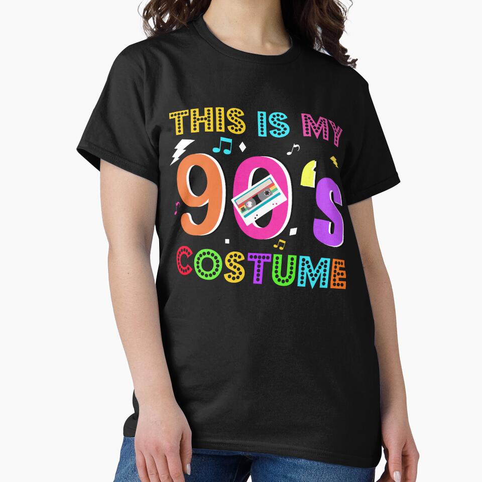 This Is My 90s Costume - Vibe Retro Party Outfit Wear Classic T-Shirt