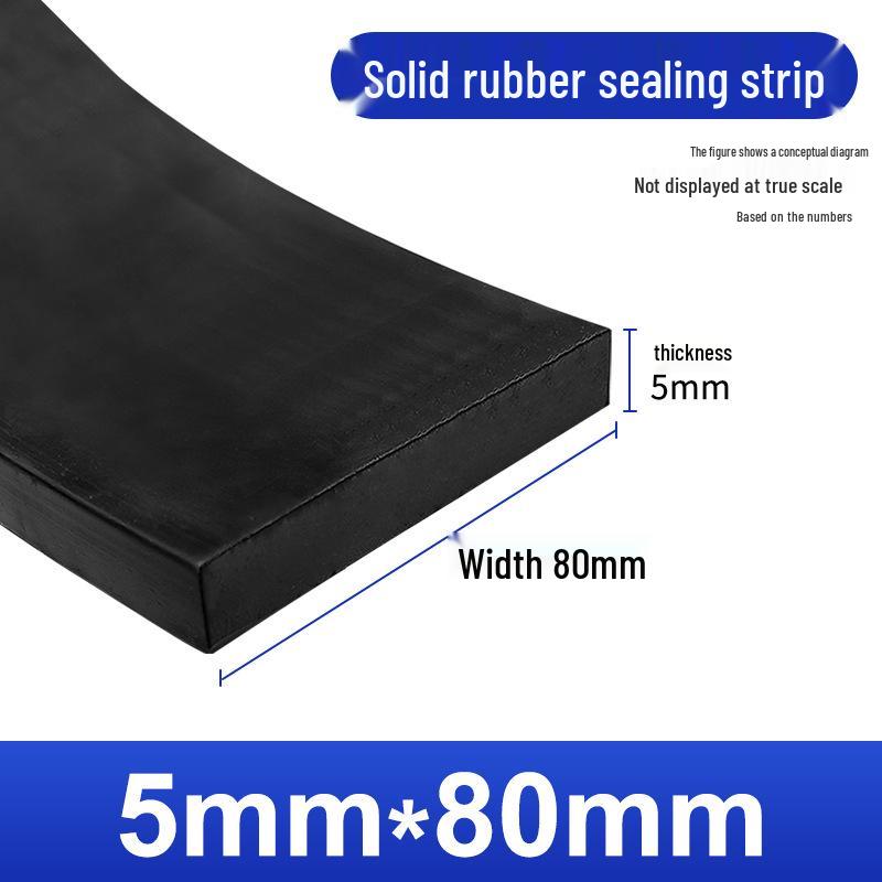 Nitrile Rubber Strip: Oil & Pressure-Resistant Shock Absorbing Glass Pad for Sealing & Joint Support