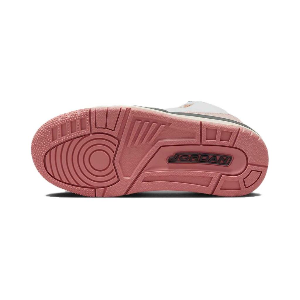 Air Jordan 3 Retro PS Vintage Floral Kids Sneakers White Anthracite Red-Stardust FQ9174-100