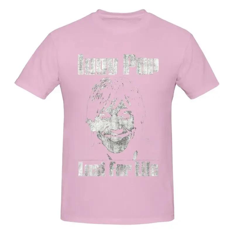 Игги Поп Lust For Life Мужская лицензионная футболка с рок-н-ролльной группой Stooges Футболка Футболка Поп Классика