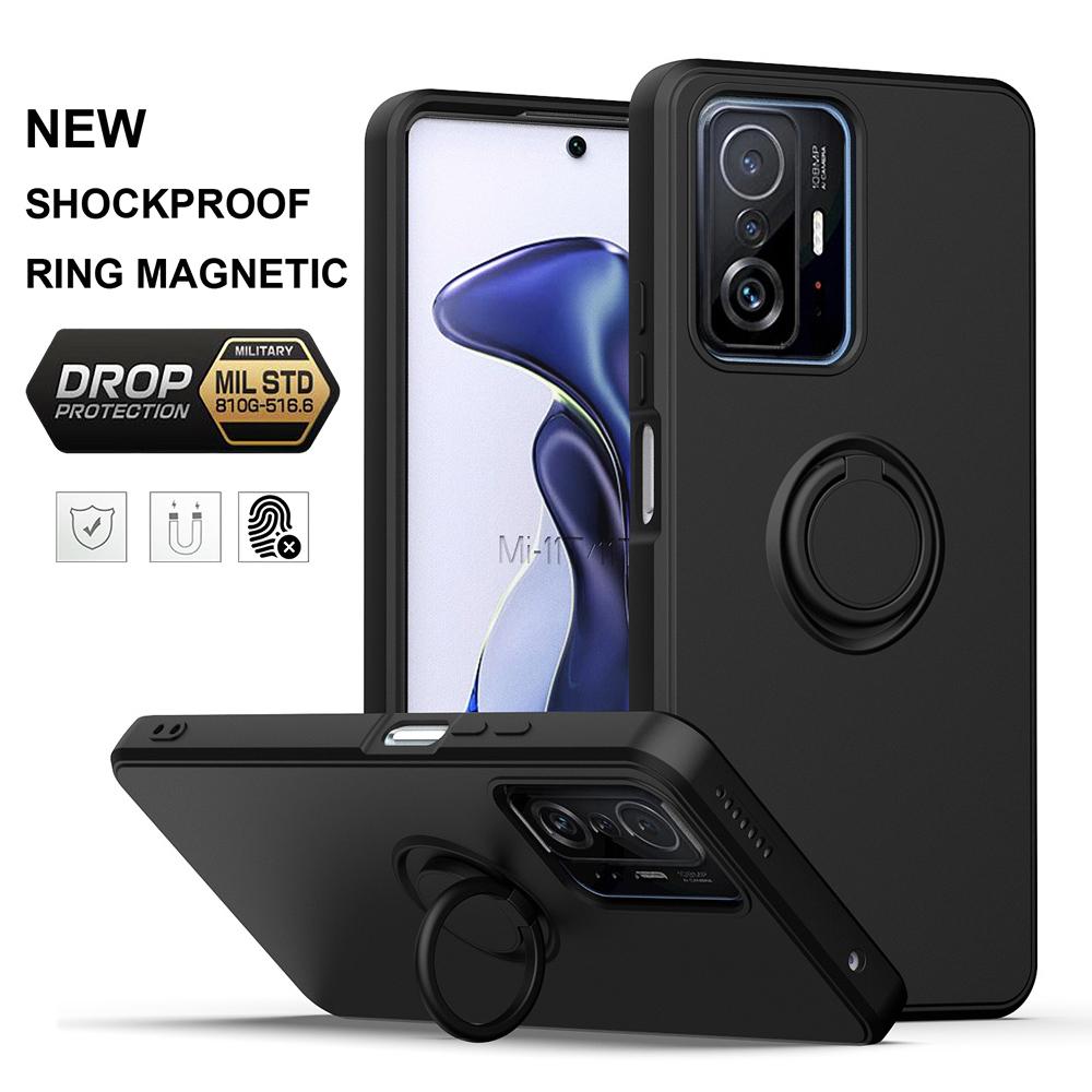 Для Xiaomi 10S 10T Pro 11 11T Lite Pro 12 13 Xiaomi POCO X3 X4Pro 4G 5G F4 GT Чехол с кольцом-держателем Магнитный вращающийся кронштейн