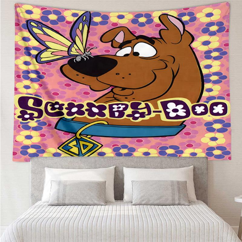 Scoo-dog Mystery Night Tapestry Hanging for Bedroom,Livingroom, Playroom,Decor Art Room Wall Tapestry Holiday and Birthday Gifts