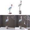 Wood Sea Bird Figurine Rustic Craft Collection Desktop Decoration for Cafe and Home