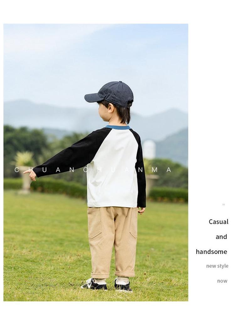 Детские футболки с мультяшным рисунком «Навсикая» весна 2025 — для мальчиков и девочек, контрастные цвета, универсальные, милый корейский стиль.