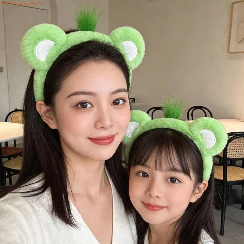 Animal Ear Plush Animal Headband Soft Fuzzy Texture Cartoon Hair Hoop Makeup Application