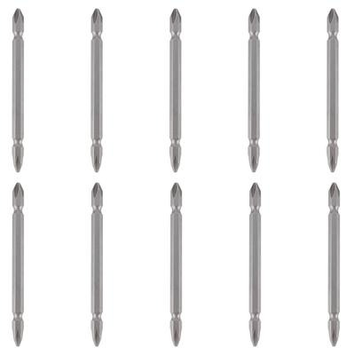 10 шт. Насадка для электрической отвертки Двусторонняя Крестовая S2 Легированная сталь Аппаратный инструмент 100 мм