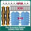 Fit For Ecovacs Debot OZMO 900 DN55 905 Roller Main Brush Hepa Filter Mop Cloths Robotic Vacuum Cleaner Accessories Replacement