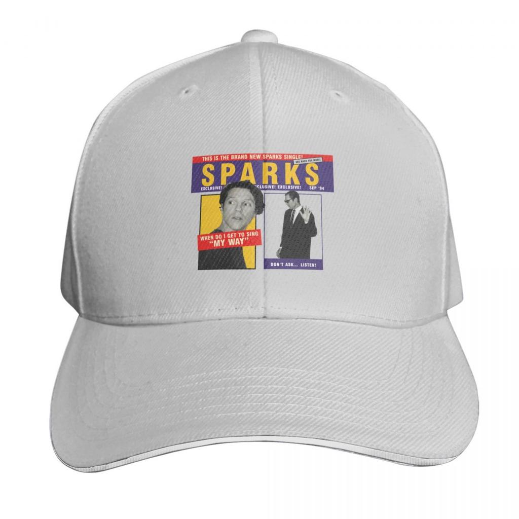 SPARKS WHEN DO I GET TO SING MY WAY Baseball Cap Luxury Brand fishing hat Ball Cap hiking hat Unisexs Hats Womens