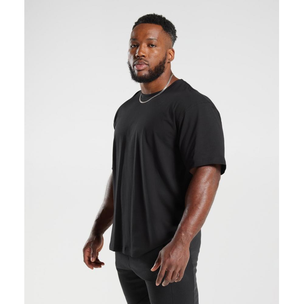 Gymshark Футболка Power черная A4A9Q BB2J