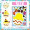 Easter Stickers, Easter Basket Stuffers Easter Egg Decorating Bunny Stickers, Easter Activities Party Easter Crafts Gifts Bags