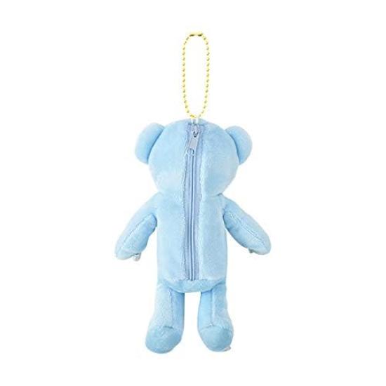 Livheart Eco Bag Bear Click Eco Blue Bag, (Pouch Approx. 17.5cm Long, Bag Approx. 43.5cm Long), Compact, Small, 88423-61
