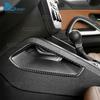 Для Volkswagen Scirocco 2008-2012 2013 2014 2015 2016 2017 2018 Настоящая Мягкая Наклейка из Углеродного Волокна на Боковую Рамку Рычага Переключения Передач, Интерьер