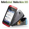 90% New Refurbished Nokia Original Nokia Asha 305 Dual SIM Unlocked Feature Phone Mobile Phone