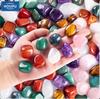 Семицветные Натуральные Агатовые Хрустальные Медитационные Камни для Тибетских Буддийских Ритуалов