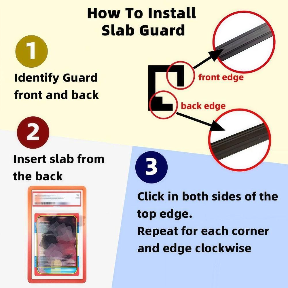 Защитный кейс 35PT с амортизацией Держатель для рейтинговых карт PSA Ударопрочный