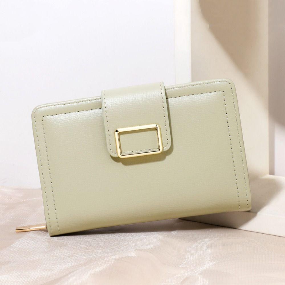 ПУ Кошелек с несколькими отделениями для карт Минималистичный картхолдер Корейский стиль Кошелек для монет Девушка