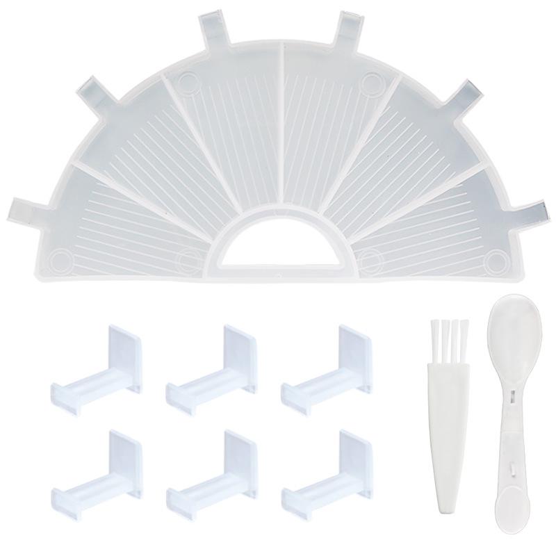 Multifunctional Diamond Painting Tool Set: Flip Drill Plate, DIY Drill Pen, Storage Tray & Embroidery Sieve