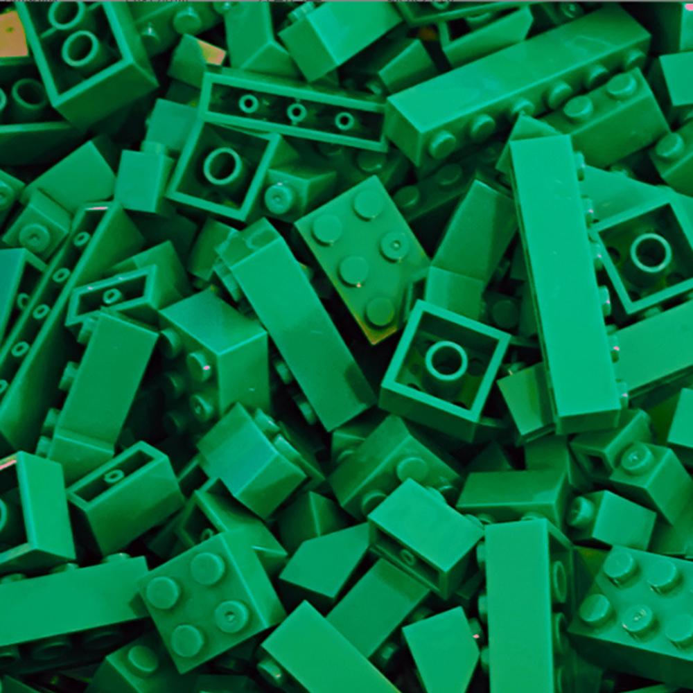 120/240 шт. Строительные блоки, набор, классические кирпичи, сортированные по цвету, блочная пластина, творческая игрушка, совместимая с Legoeds