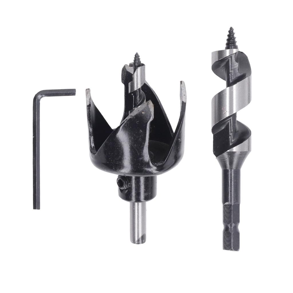 Набор шаровых пил 4-зубые сверла-зенковки для деревообработки шнековые сверла для дерева пластика гипсокартона