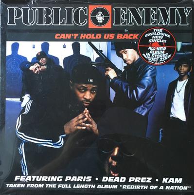 12-дюймовая пластинка PUBLIC ENEMY - Can't Hold Us Back GFK310201 Guerrilla Funk 2005 США Рэп и Хип-Хоп/R&B Б/у