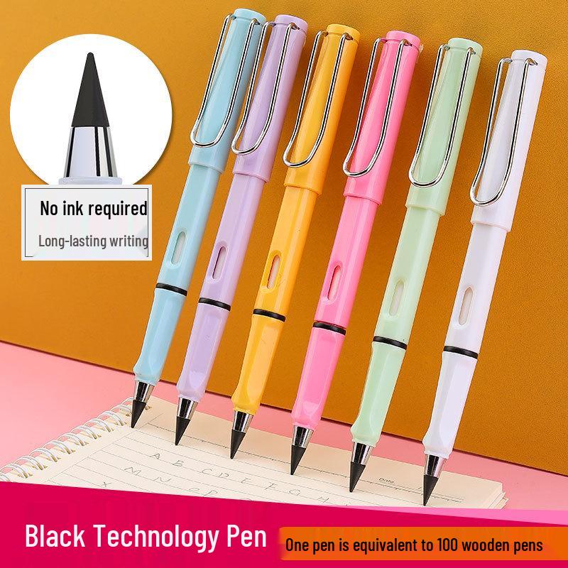 Карандаш Eternal Black Technology: Без заточки, грифель HB, дизайн с бесконечным письмом