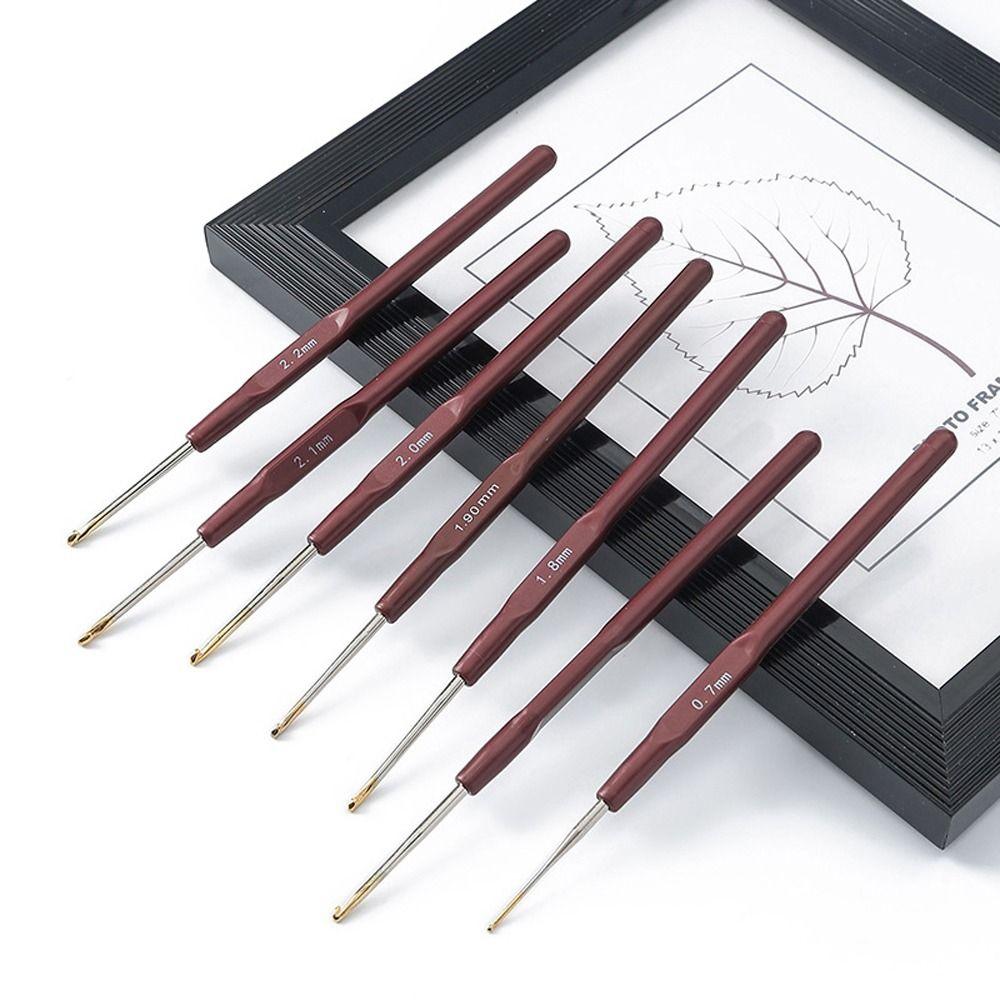 Микро крючок для вязания 0,5 мм 0,6 мм 0,7 мм 0,8 мм Крючки для вязания Крючок игла для плетения