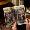 Серия "Позолоченный портик" Винтажная Барочная Наклейка с изображением двери, окна, пейзажа Креативный материал для DIY-журнала Коллаж Канцелярские товары