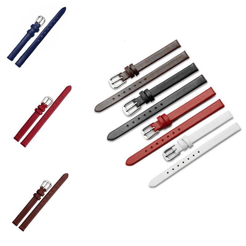 Тонкий ремешок на запястье с пряжкой-пряжкой, повседневный, из натуральной кожи, сменный ремешок для женских часов, тонкие аксессуары для женских часов