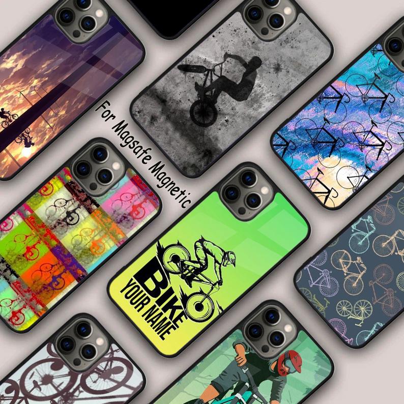 Cycling Biking Magnetic Phone Case For APPLE iPhone 17 Air 16 14 13 12 Pro Max 15 Plus Wireless Charge With MagSafe Cover