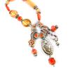 [E0461] - Orange 'Thalassa' Designer Bracelet