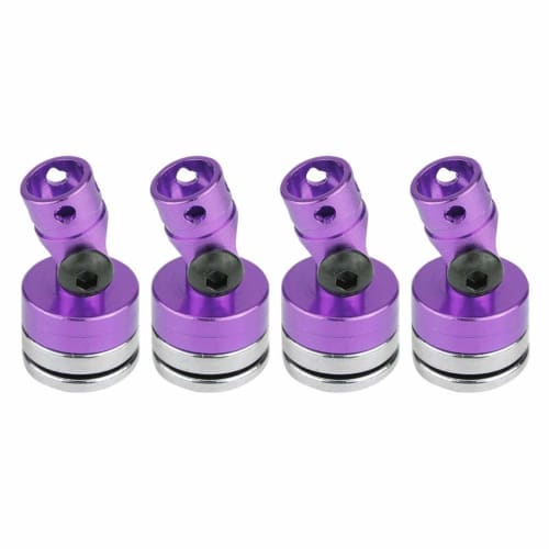 Jimdary Body Shell Mount Column, Body Mount, Magnetic Shell Post for RC Car SCX10 4WD 1:10 Electric RC Car (Purple)
