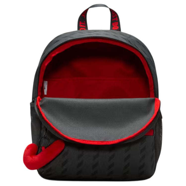 Nike JDI Polyester Backpack Mini Kids' Black & University Red IO1530-010
